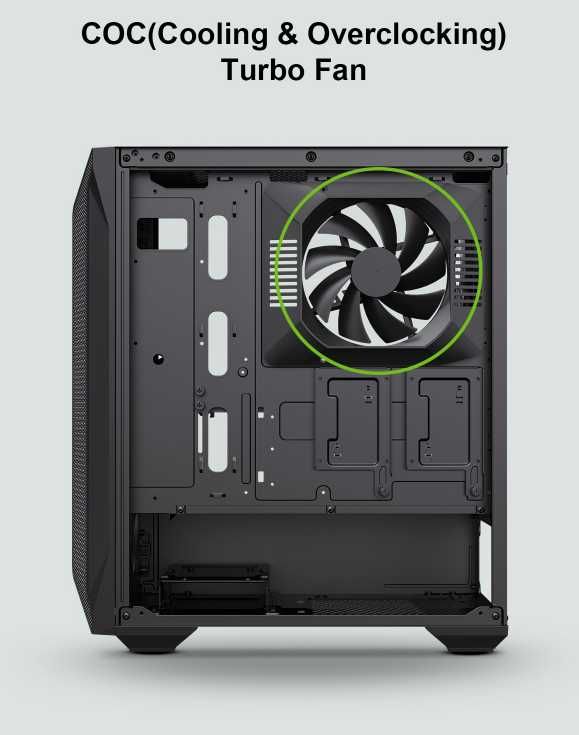 [НОВЫЙ] Корпус GameMax BRUFEN COC with ARGB (4 кулера)
