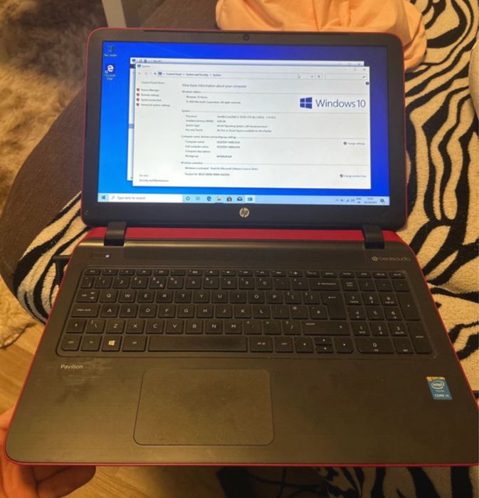 Laptop HP i3 8gb ram hdd 1tb