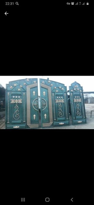 Ворота любых типов - Хайтек, Казах St., Евростиль, Классика !