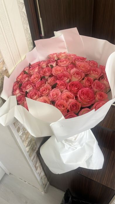 51 роза.Свежие,свежие свежие свежие