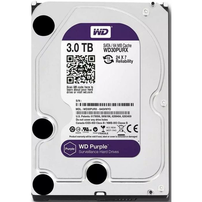 Жёсткий диск 3ТБ Western Digital