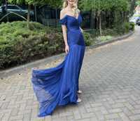 Rochie albastru royal Cristallini