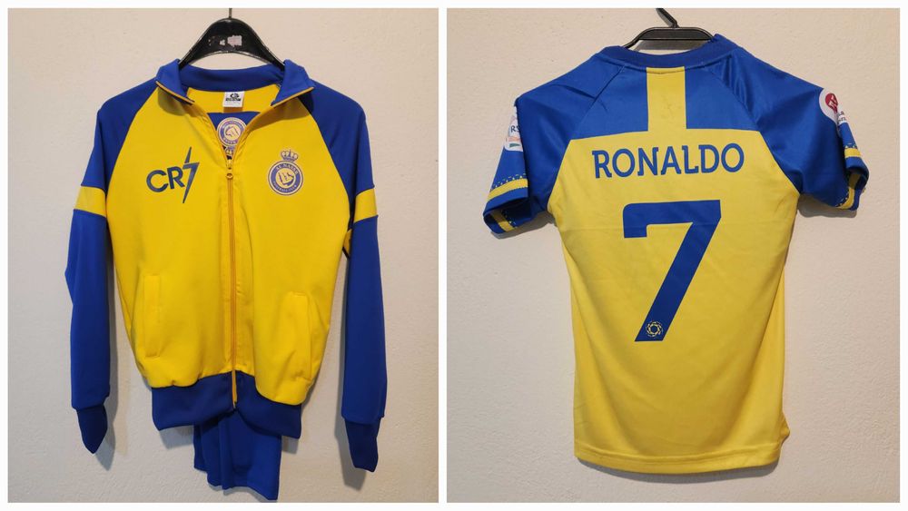 CR7 RONALDO Детски футболен  екип + калци + 3бршапка +анцуг+топка