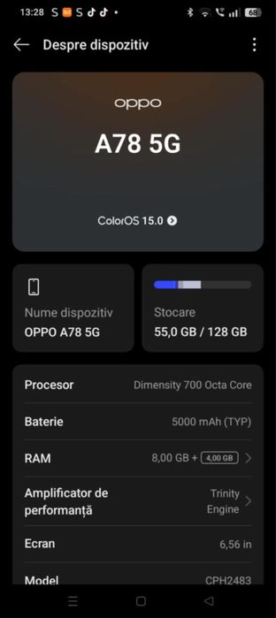 De vanzare OPPO A78 5G