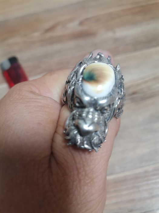 Мужское кольцо серебряное