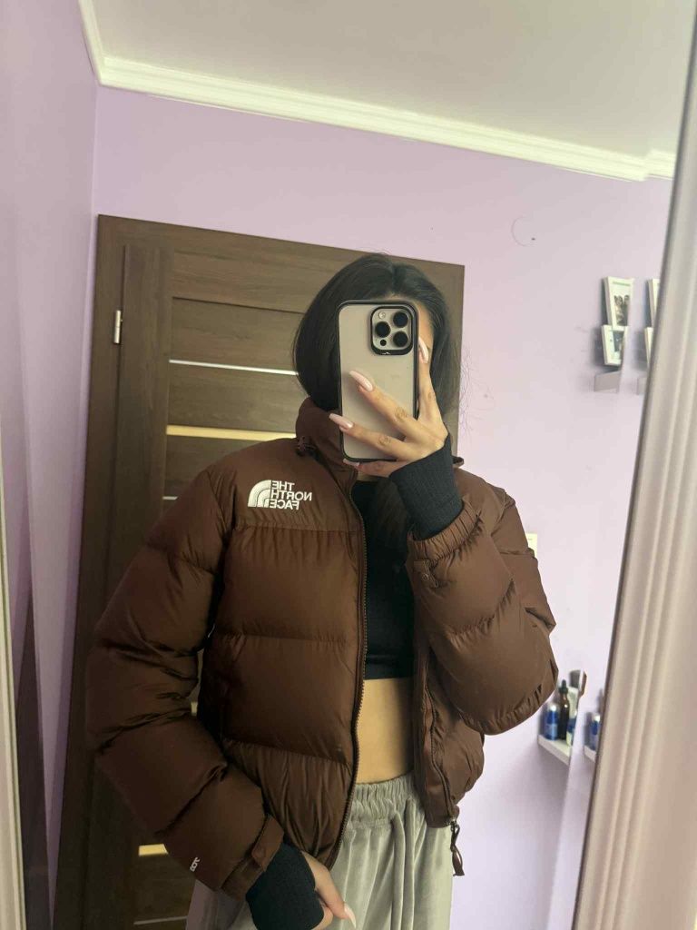 Кафяво зимно яке THE NORTH FACE