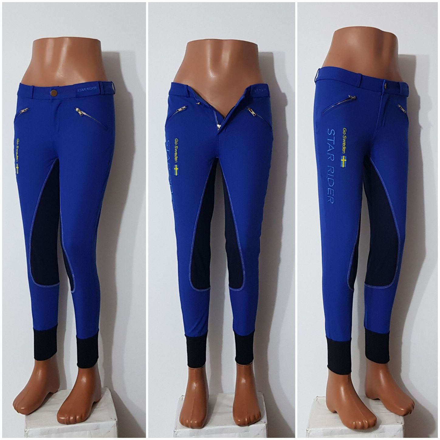 Pantaloni echitație, călărie GO Sweden Star Rider măsura 36 S/M (lady)