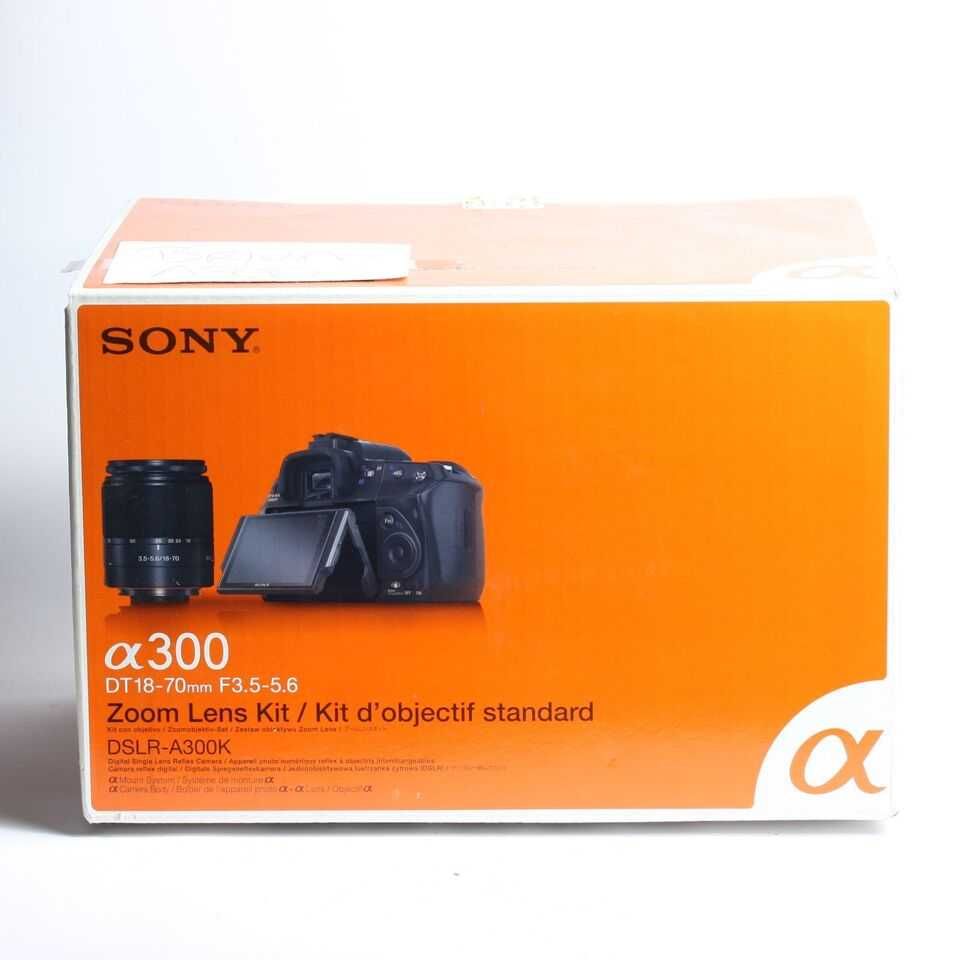 Sony A300 DSLR с DT 18-70mm F3.5-5.6