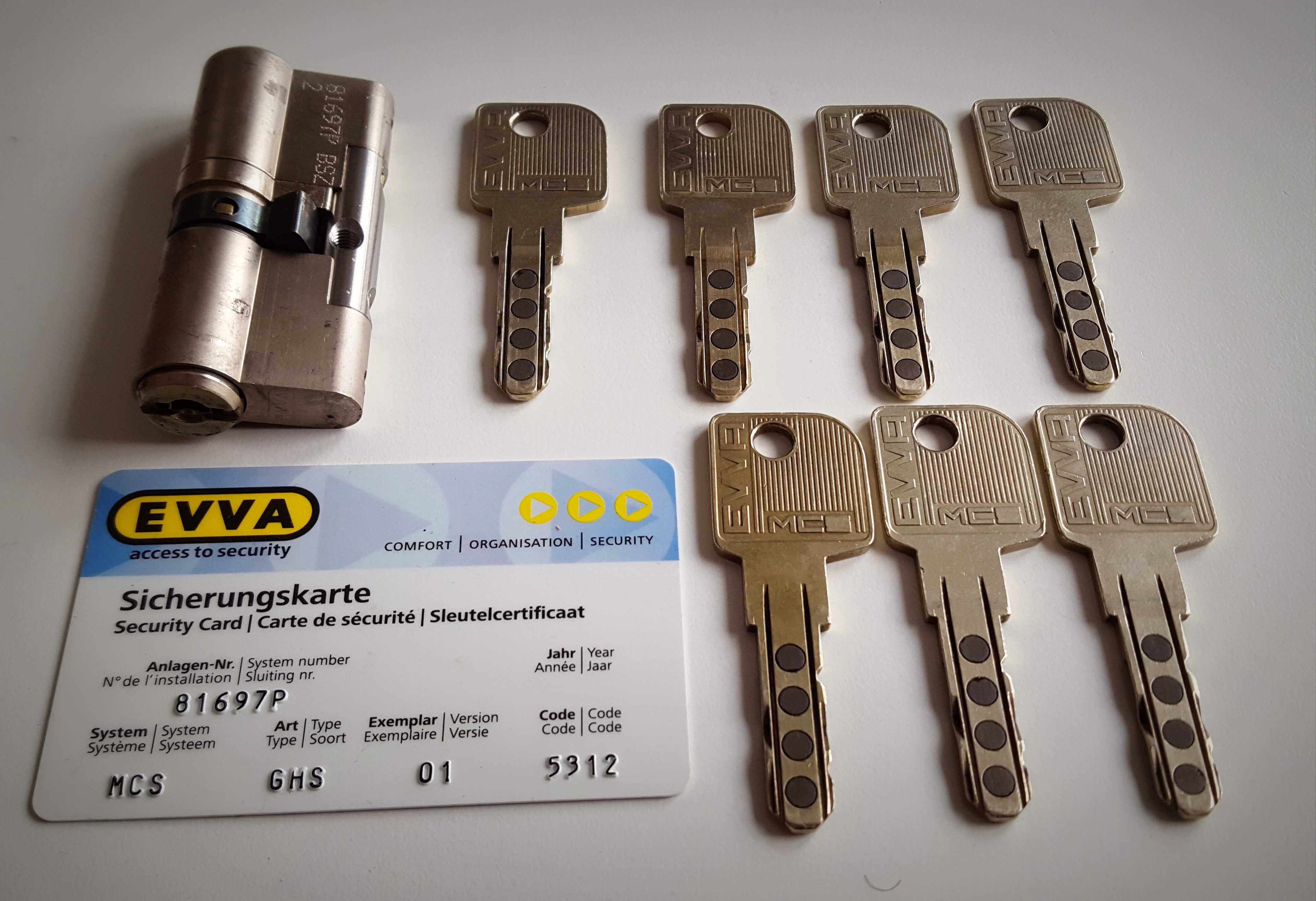 Най-висок клас патрон/ключалка за врата EVVA MCS на половин цена!