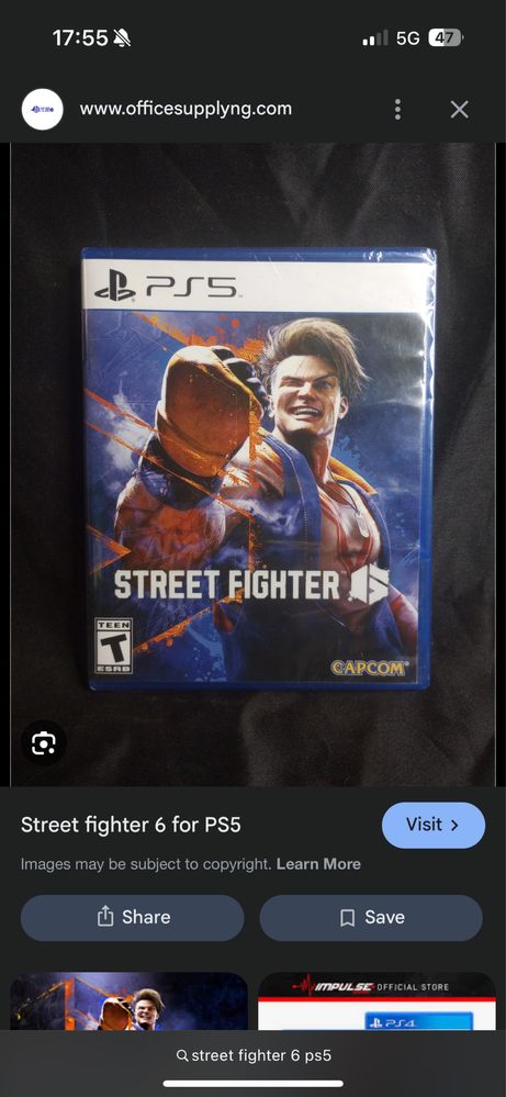 Street Fighter VI 6 PS5