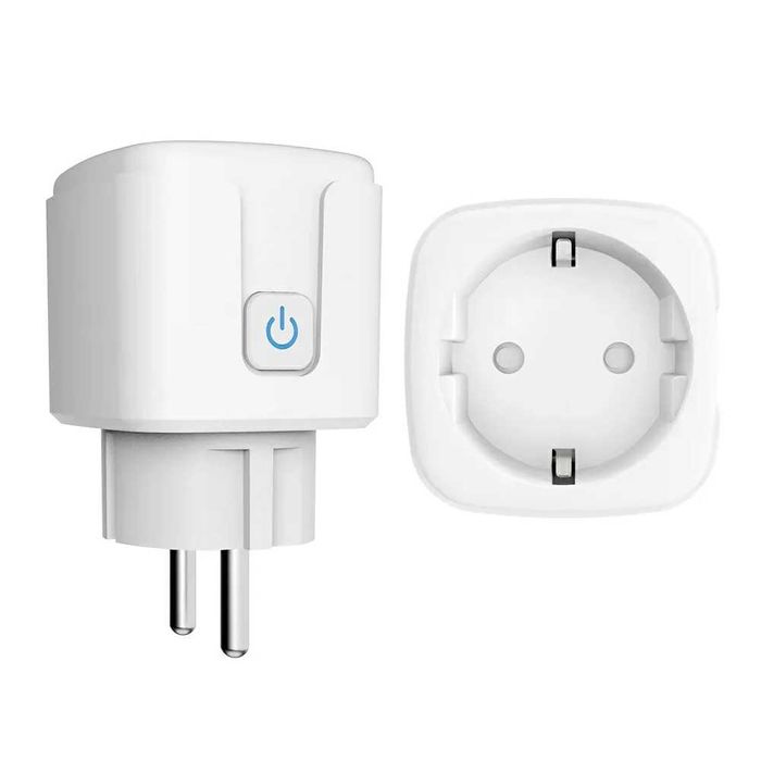 Priza smart inteligenta wifi cu contor monitorizare consum tuya 20A