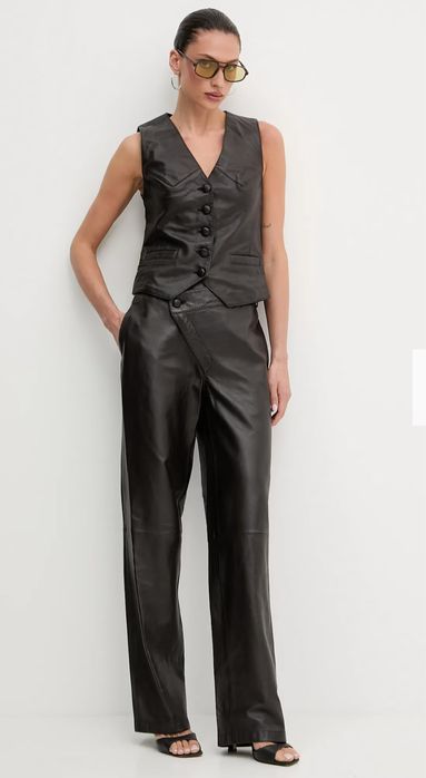 Pantaloni piele naturala PINKO - Noi