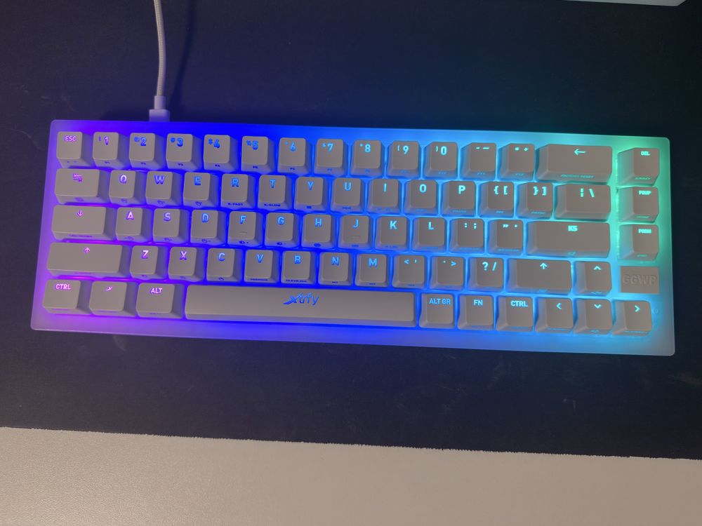 Клавиатура Xtrfy K5 Transparant White