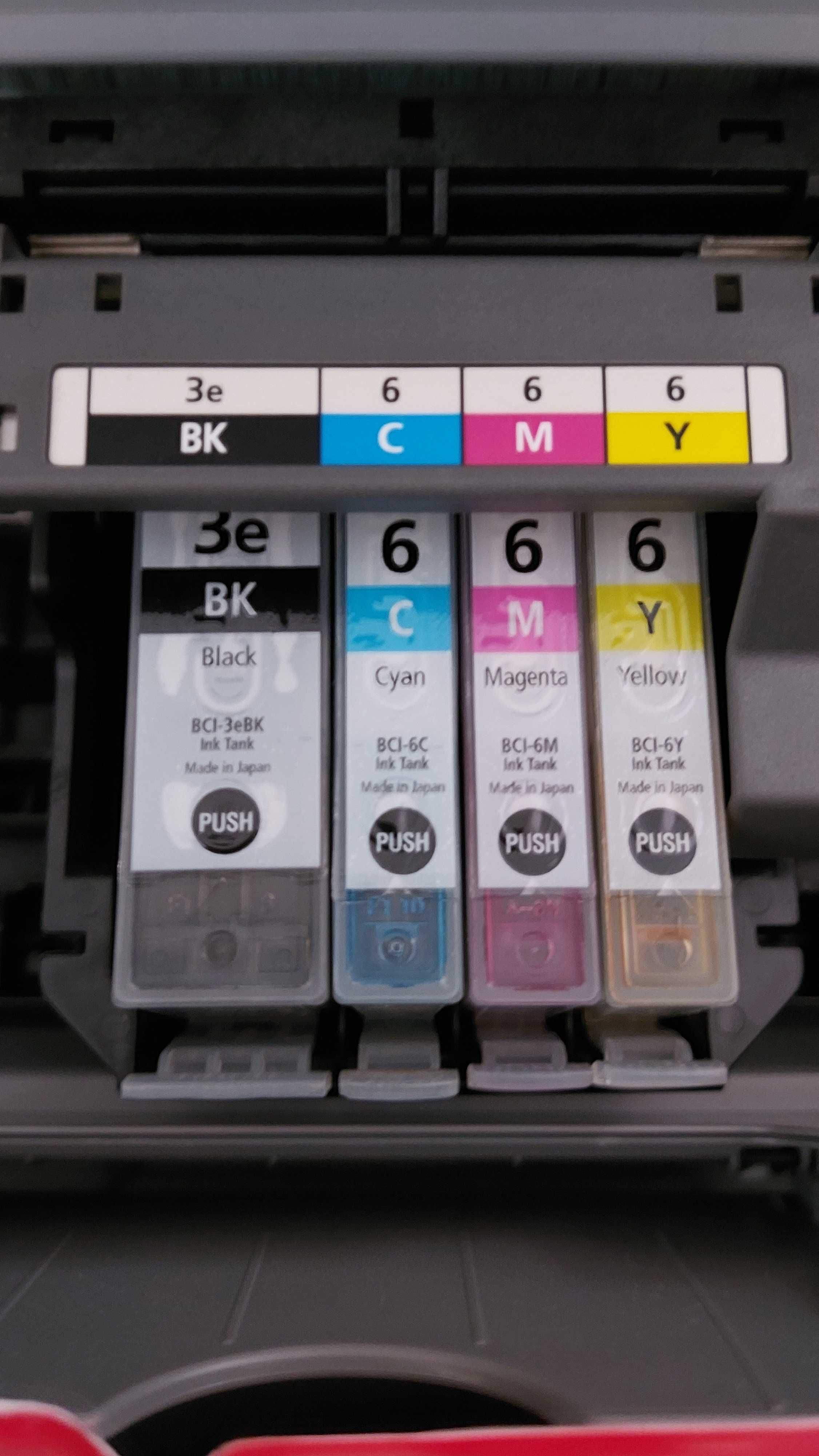 Тонери за Canon принтер BCI-6C,BCI-6M,BCI-6Y.3 цвята Суап,Жълт,Червен