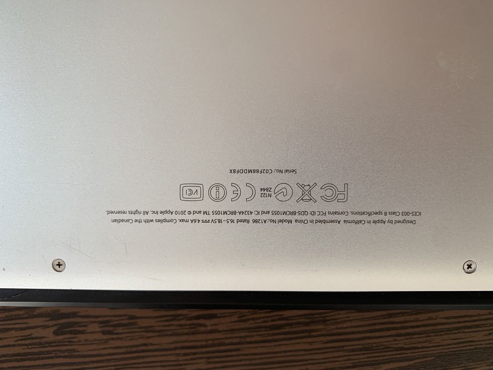 Macbook pro defect