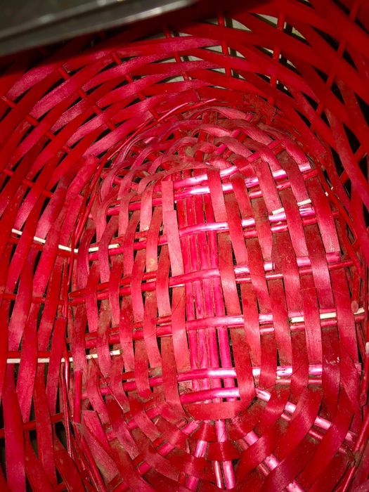 Coș rosu pentru picnic sau pentru ce dorește fiecare