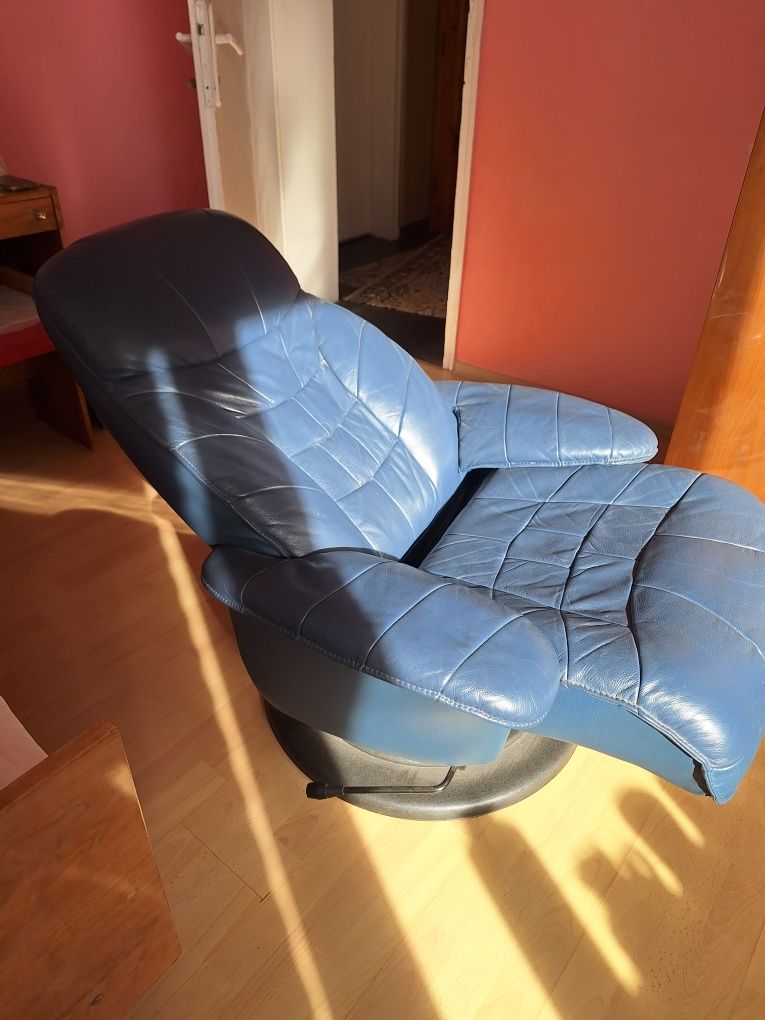 Релакс кресло от естествена кожа внос от Германия