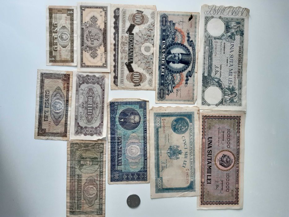 Vând urgent bancnote și monezi vechi Românești