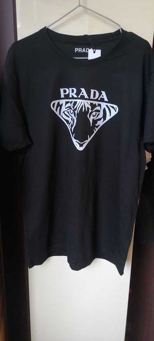 PRADA , Мъжка тениска Прада , бяла тениска Prada  S M L XL 2XL 3XL