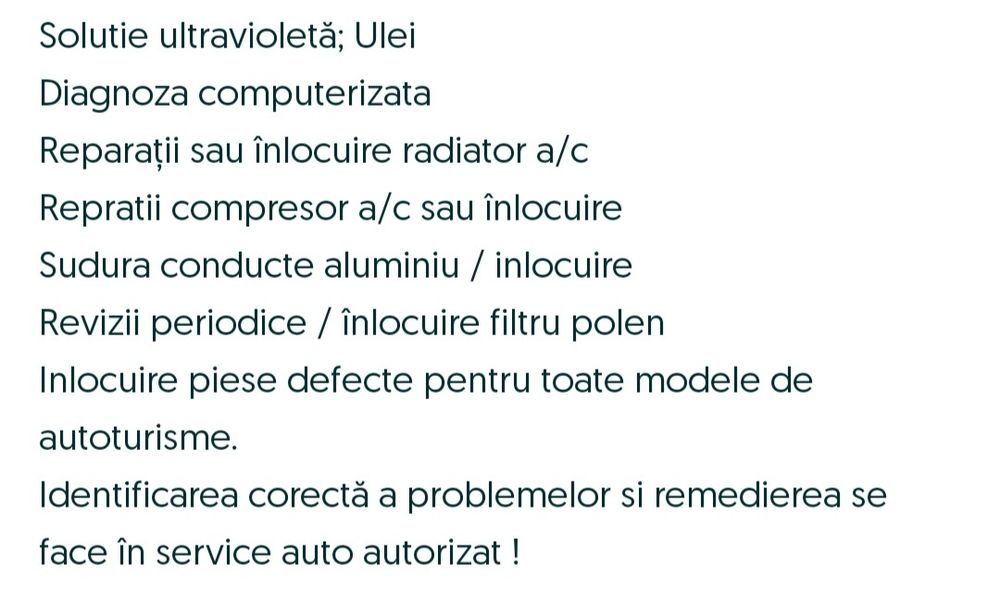 Incarcare Freon Auto