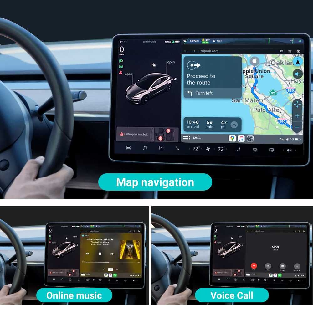 Безжичен Carplay  за Tesla MODEL 3 X Y S , 420