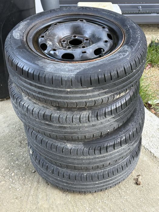 4 Jante VW Polo cu Anvelope de Vara 165/70/R14