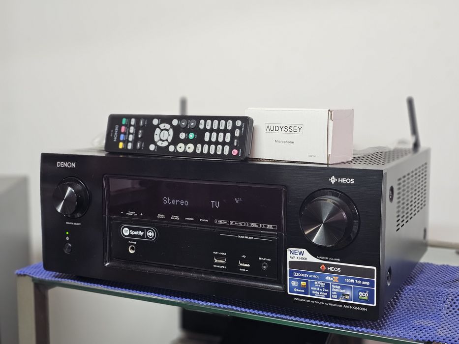Receiver 7.2  Denon AVR-X2400H 4K / wi-fi