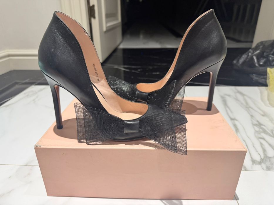 Кожаные туфли, размер 35