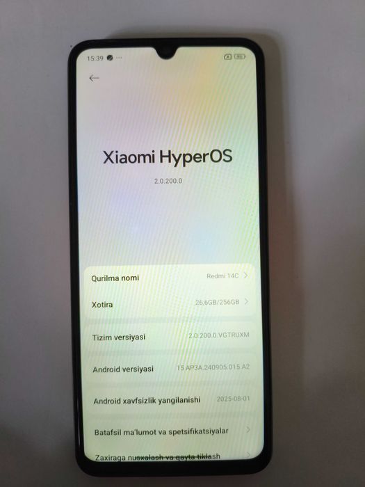 Redmi 14c 8/256 sotiladi Navoiy