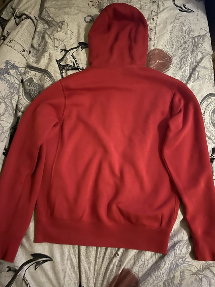 Nike hoodie червено