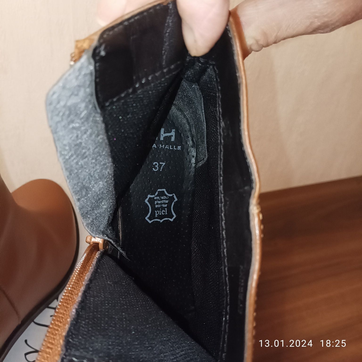 Дамски боти кафяви   n37