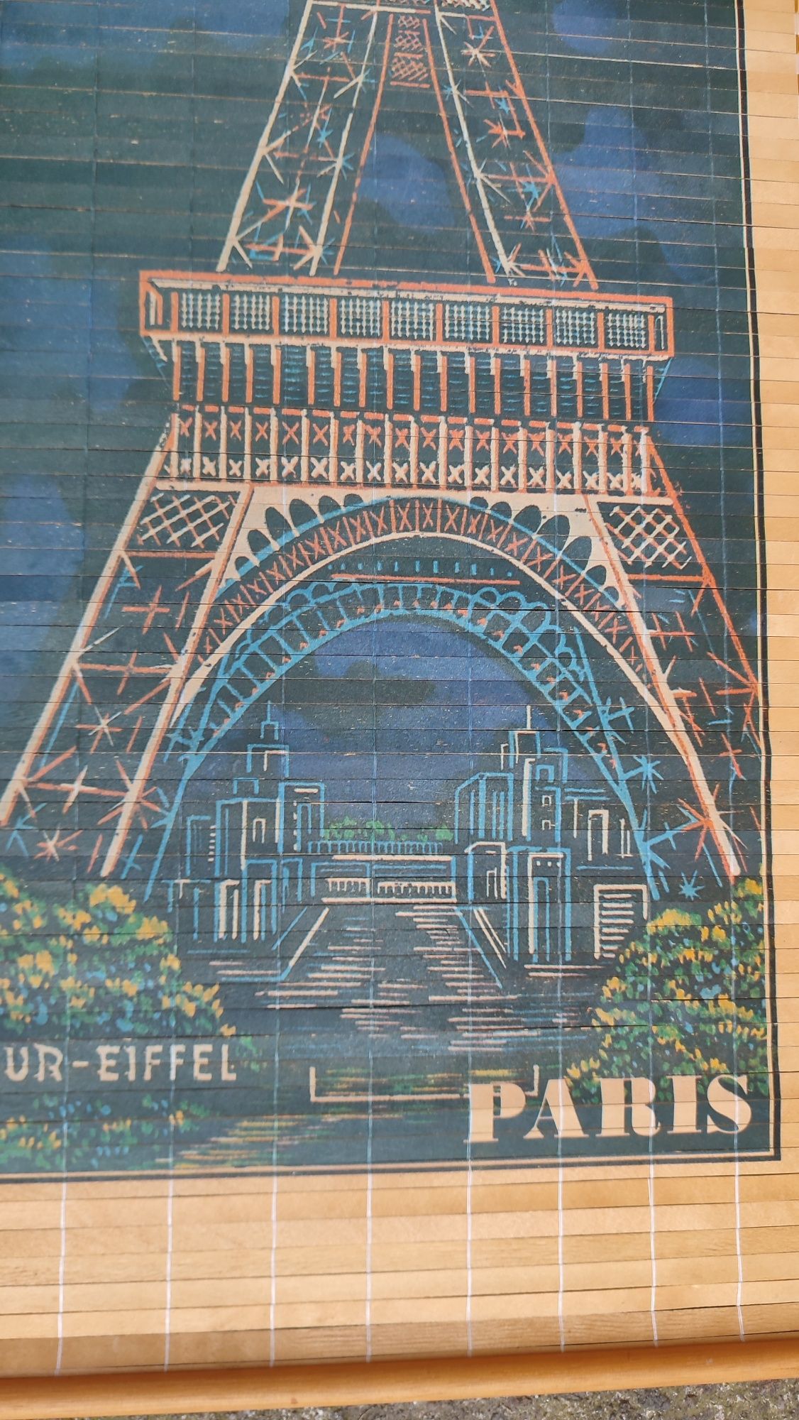 Decorațiune de perete stampă pe lemn