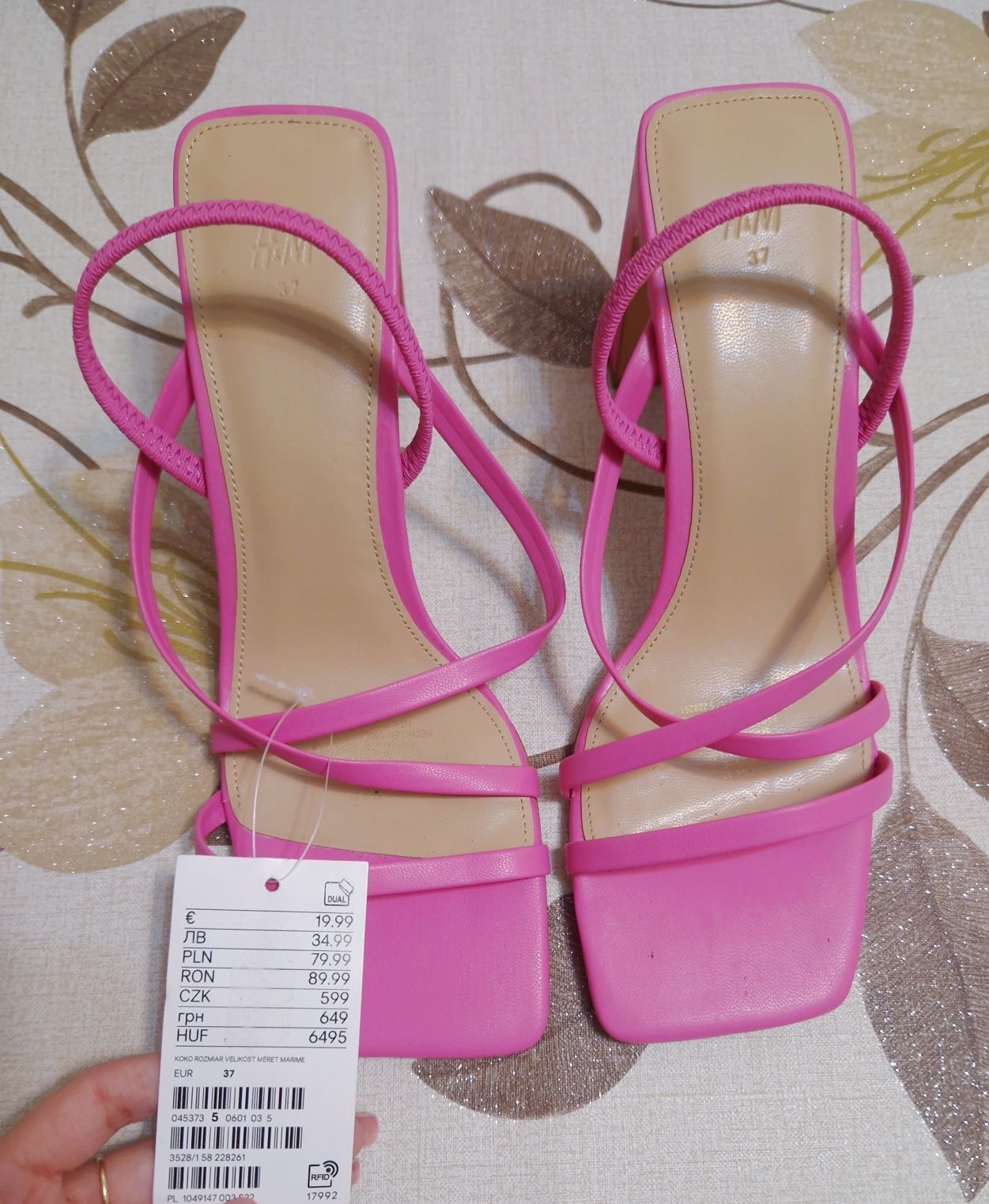 Sandale H&M fuchsia