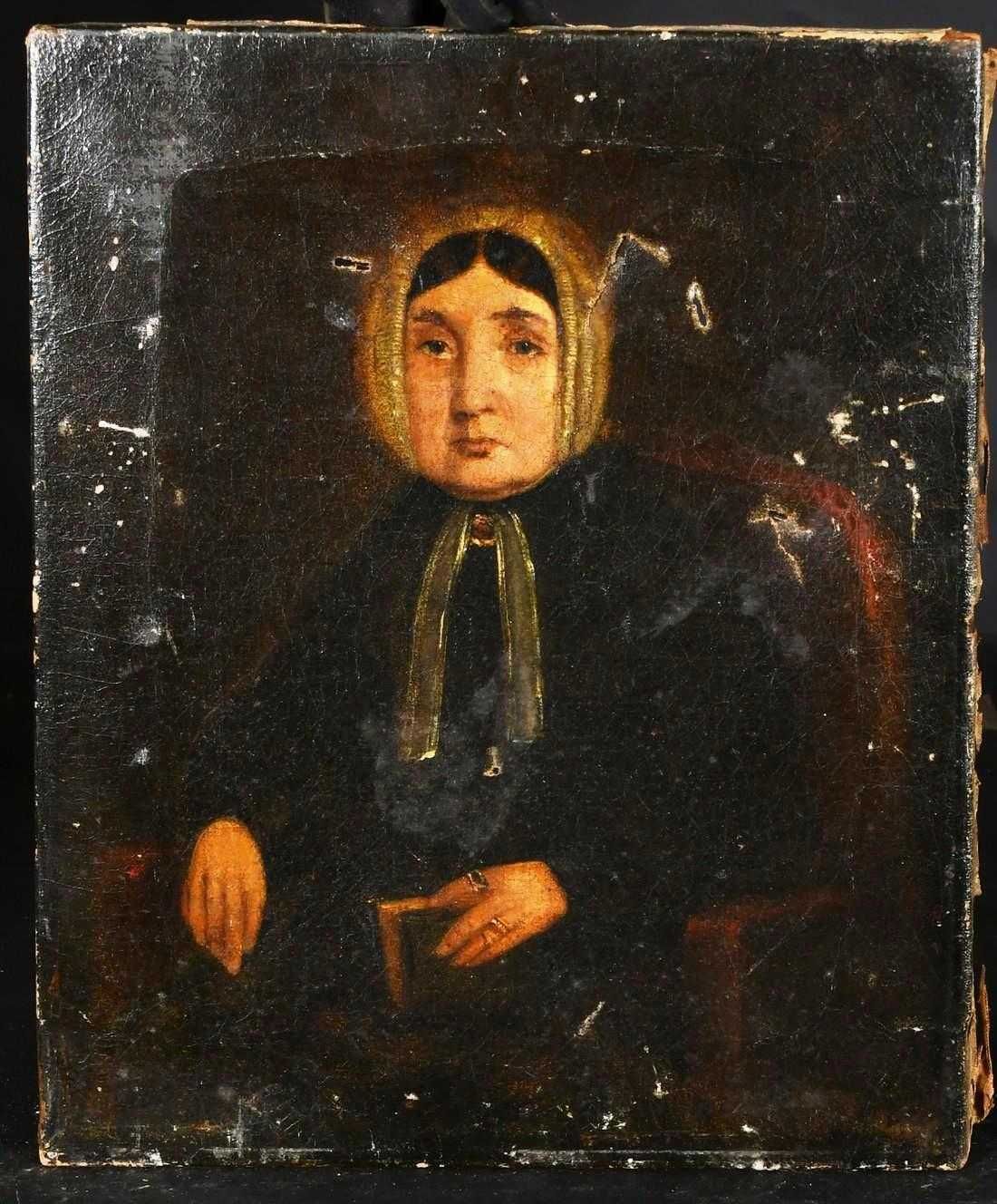 Portret in ulei pe panza inceput de secol XIX