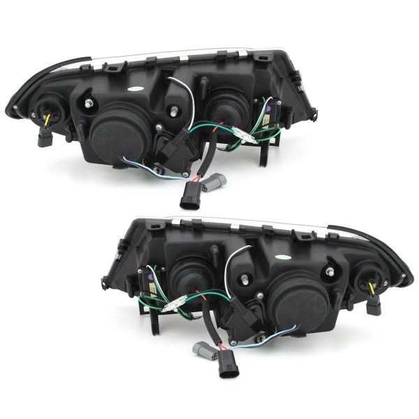 Фарове БМВ 3D LED Angel Eyes BMW E46 Седан Фейслифт БМВ Е46 facelift