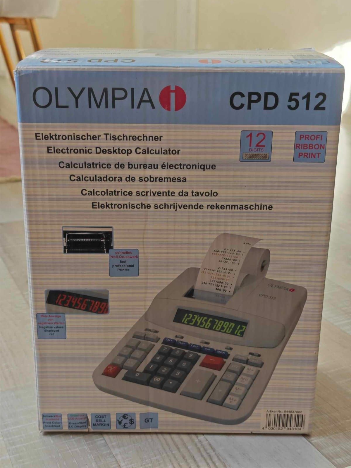 Olympia CPD 512 Печатащ настолен калкулатор