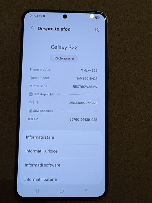 Samsung S901 Galaxy S22 5G Dual Sim 128 Gb ID-XXL2823