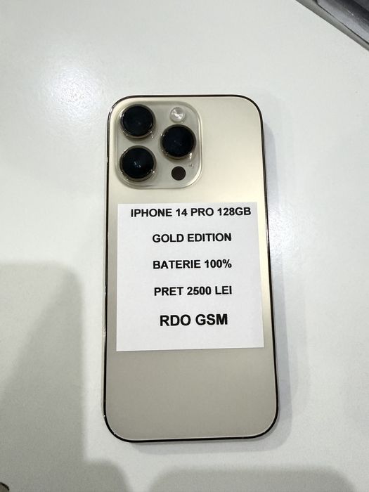 Iphone 14 Pro 128Gb Gold/Neverlock/Garantie