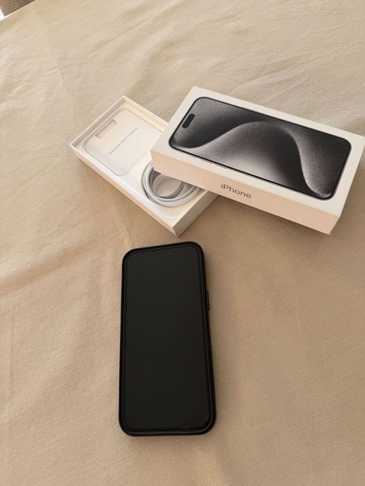 Iphone 15 Pro Max 256 GB, White Titanium, като нов!