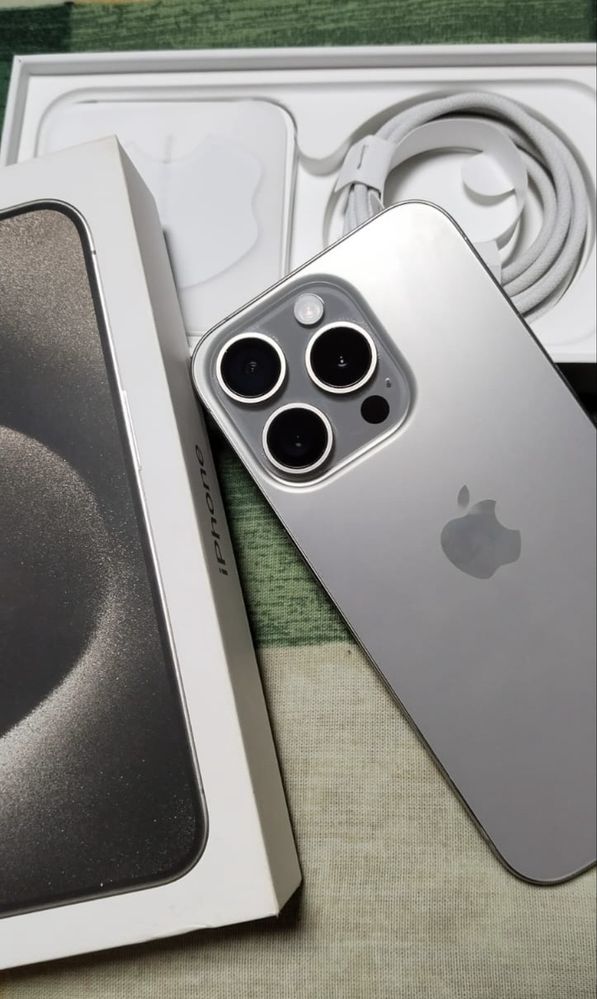 iphone 15 pro Natural Titanium [bej-gri]