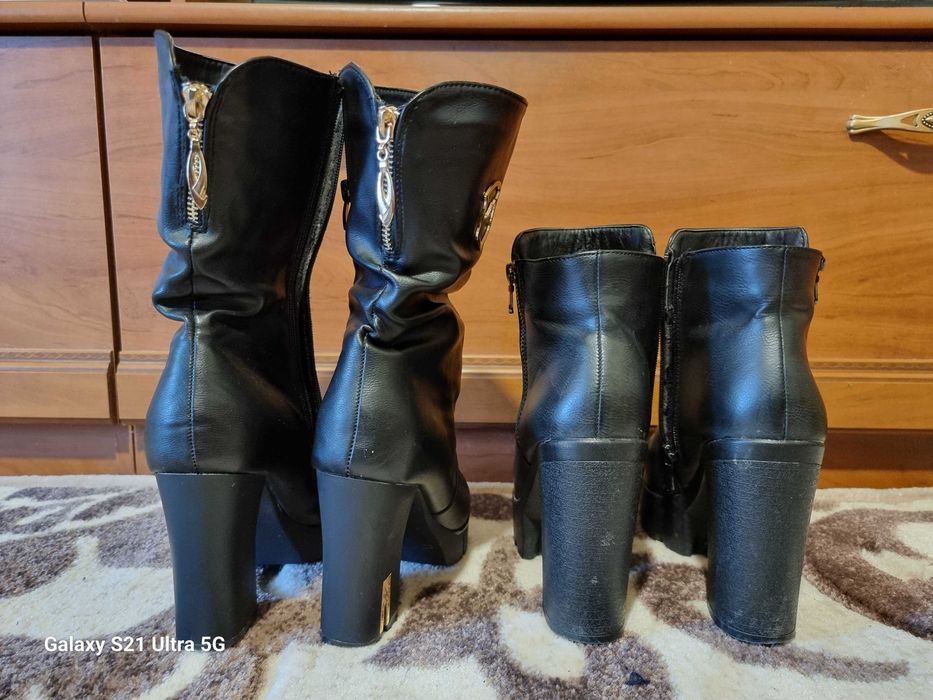 Дамски Боти Кожа 39