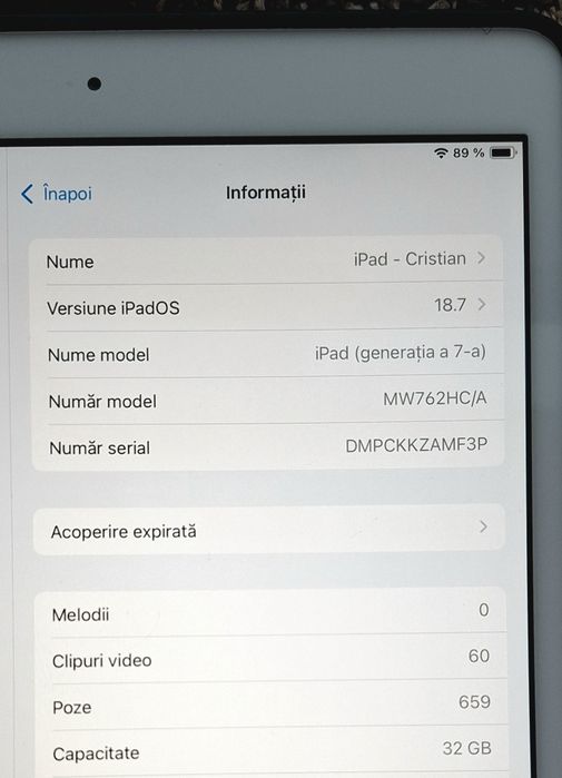 Tableta Apple Ipad 7th generation + stylus Apple