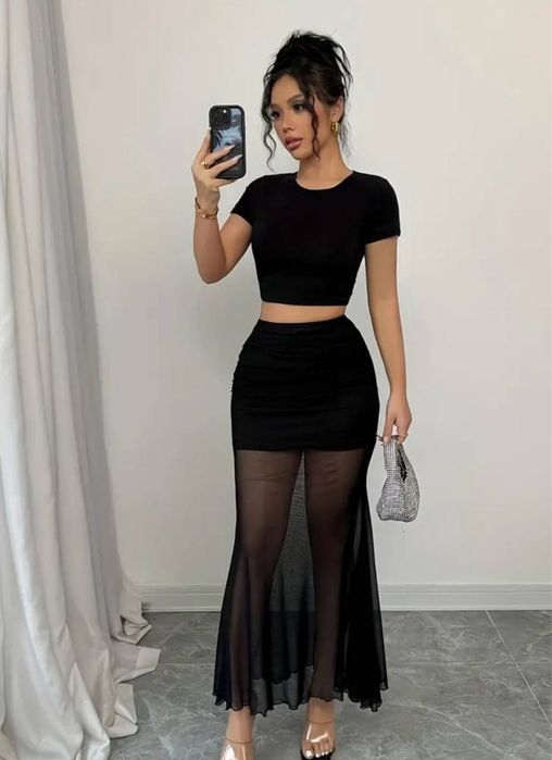 Женский комплект(юбка и топ)