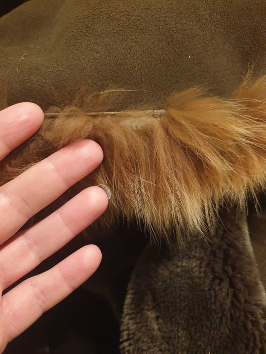 Cojoc gluga mare blanita fina