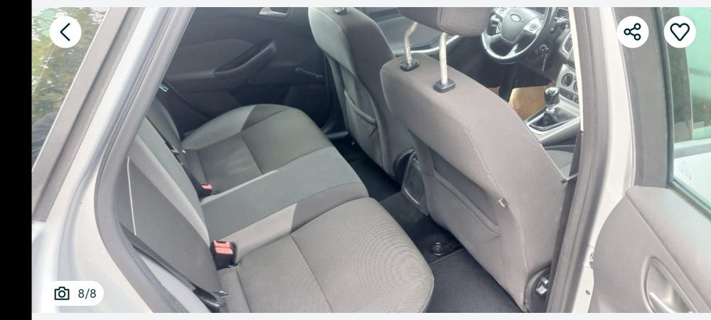 Ford Focus lll Euro5 Diesel 1+6 trepte 
Mașina este foarte bine întreț