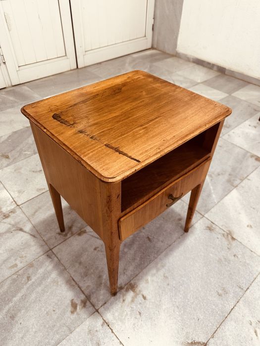 Ретро нощно шкафче/масичка / Mid-Century Modern, 60-те години