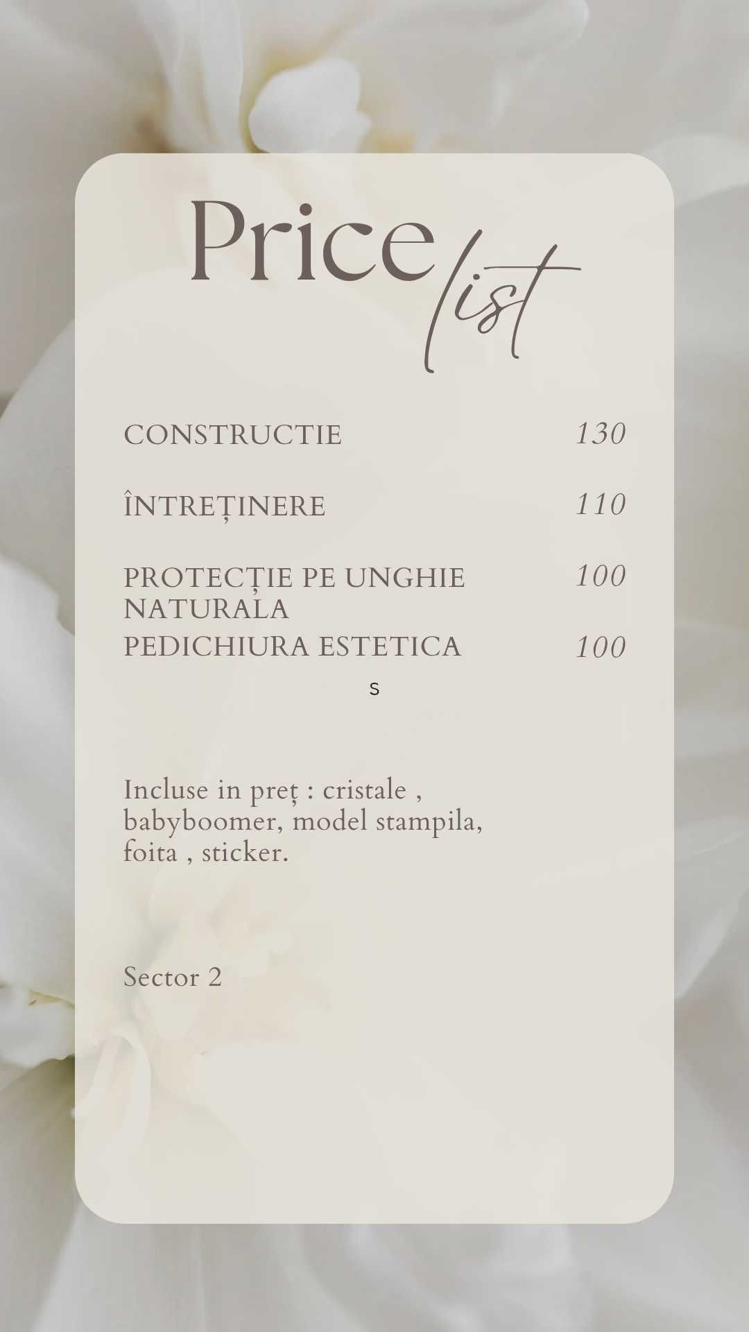Servicii manichiura