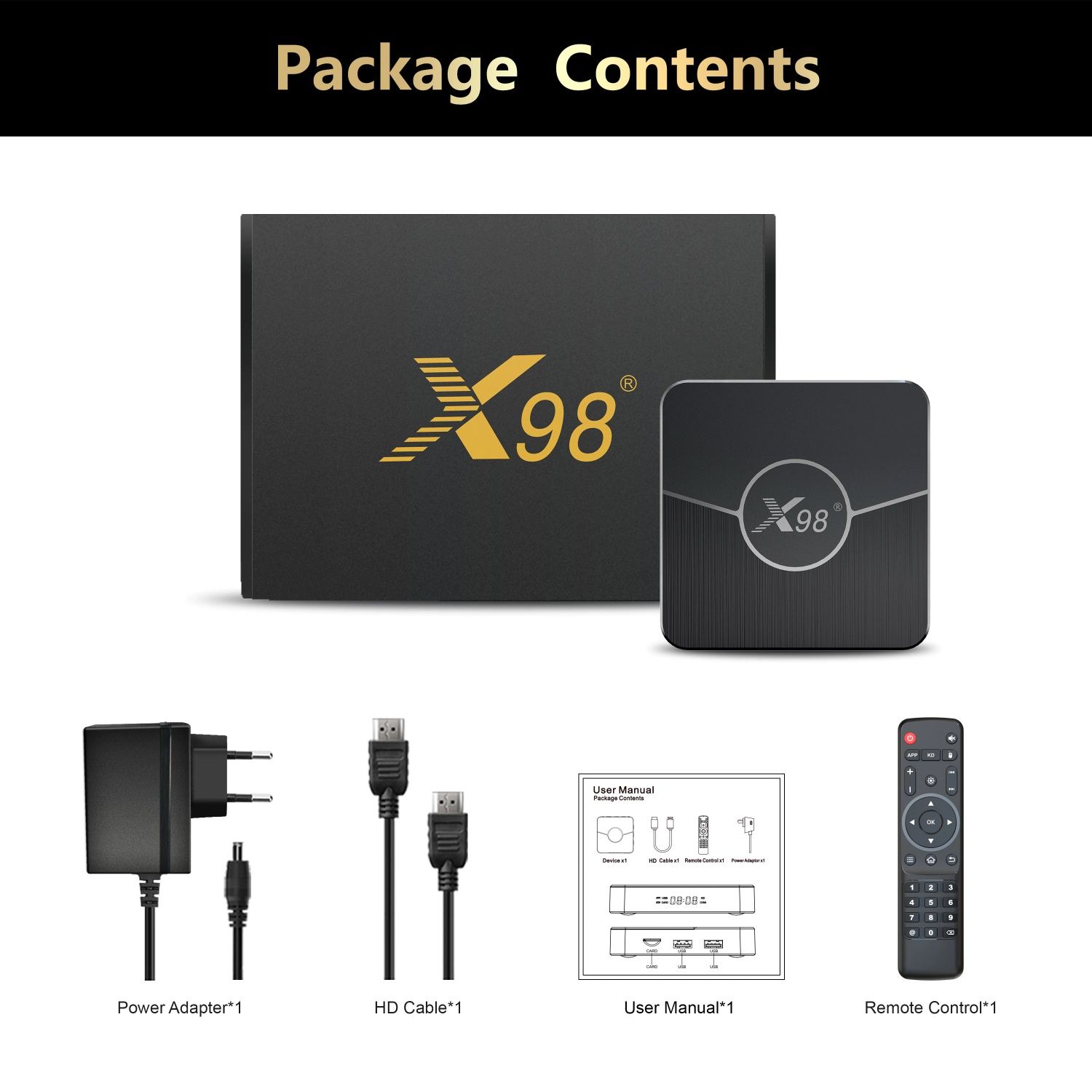 X98 Plus 4/32GB smart tvbox медиаплеер смарт приставка