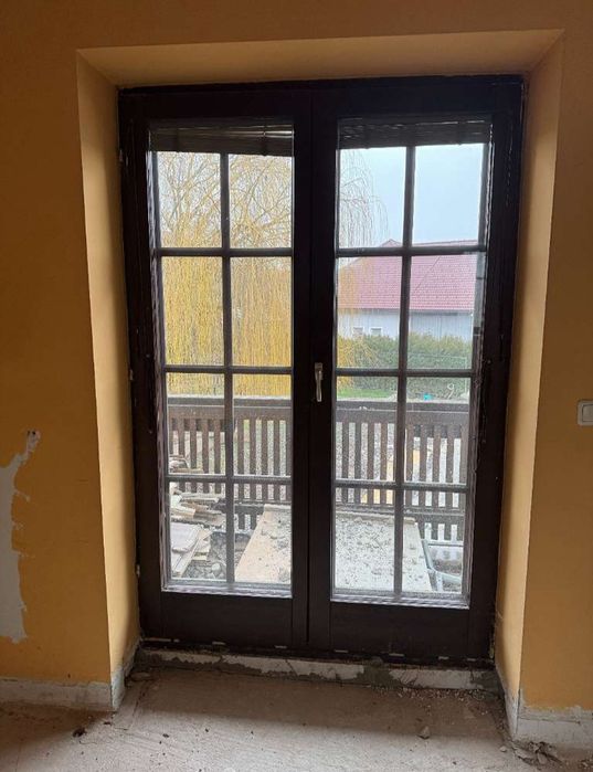 Fereastra termopan si usi (pvc si mahon)  + rulou pvc diverse marimi