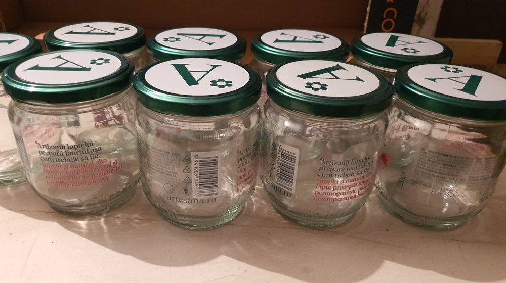 Borcane diferite mărimi de la 100 până la 720ml